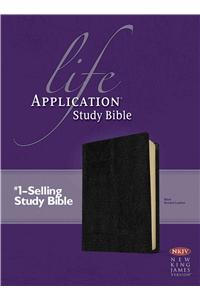 Life Application Study Bible-NKJV: New King James Version, Black, Bonded Leather