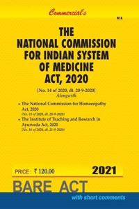 Commercial's The National Commission for Indian System of Medicine ACT, 2020 - 2021/edition