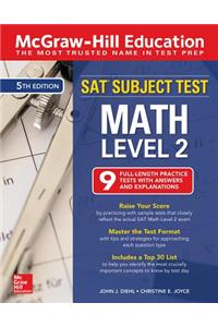 McGraw-Hill Education SAT Subject Test Math Level 2, Fifth Edition