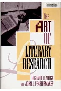 The Art of Literary Research