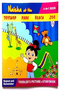 Naisha 4 in 1 - Naisha at the Toyshop, Park, Beach, Zoo