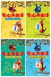 VOCABIRDS VOCABULARY WORKBOOK (SET OF 4 Vocabulary activity BOOKS)