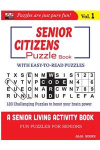 Senior Citizens Puzzle Book