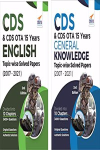 CDS & CDS OTA 15 Years English & General Knowledge Topic-wise Solved Papers (2007 - 2021)