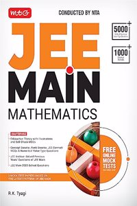 MTG JEE Main Mathematics Concept Books For 2024 Exam - Chapterwise Exhaustive Theory with Illustrations, 4000+ MCQs & NVQs and 1000+ Formulae & Derived Concepts | Free Online Mock Tests