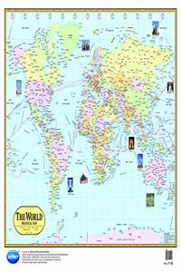 Navneet Happy Wall Chart - World Map (Political)