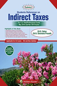 Students? Referencer on Indirect Taxes: CA Final Old and New Syllabus