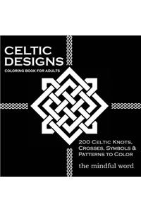 Celtic Designs Coloring Book for Adults