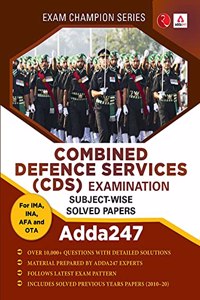 COMBINED DEFENCE SERVICES (CDS) EXAMINATION: SUBJECT-WISE SOLVED PAPERS (EXAM CHAMPION SERIES)