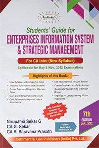 Padhuka's Student's Guide for Enterprises Information System & Strategic Management for CA Inter - 7/e, 2022