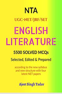 English Literature 5500 Solved MCQs: Selected, Edited& Prepared