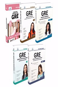 GRE COMPLETE COURSE - 6 Practice Tests + Analytical Writing : Book 2 + Master Wordlist : 1535 Words + Quantitative Reasoning + Verbal Reasoning Supreme - Test Prep Series