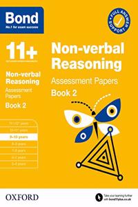 Bond 11+ Non-verbal Reasoning Assessment Papers 9-10 Years Book 2: For 11+ GL assessment and Entrance Exams