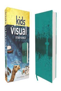 Niv, Kids' Visual Study Bible, Leathersoft, Teal, Full Color Interior