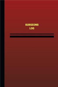 Surgeons Log (Logbook, Journal - 124 pages, 6 x 9 inches)