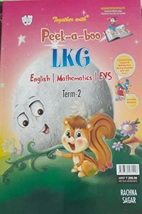 Peek a boo LKG English | Mathematics | EVS Term - 2 with free Writing Booklet