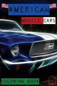 American Muscle Cars Coloring Book