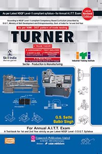 Asian Turner Trade Theory and Assignment/Test Solved (For 1st & 2nd Year) As per Latest NSQF Level - 5 for Annual A.I.T.T. Examination