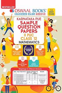 Oswaal Karnataka PUE Sample Question Papers II PUC Class 12 Mathematics Book (2021 Exam) (7 Star)