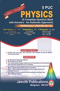 PUC 2 -PHYSICS [Student's Illuminator: A Complete Question Bank with Answers- An Authentic Approach]