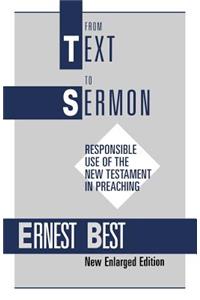 From Text to Sermon