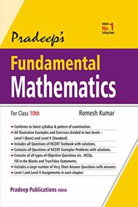 Pradeep's Fundamental Mathematics for Class 10 (Examination 2021-2022)