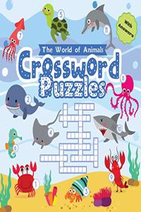 Animal Crossword Puzzles for Kids: Boost Vocab, Spelling, Science, a Great Gift for Boys and Girls 6-8, Perfect for Kindergarten to 2nd Grade