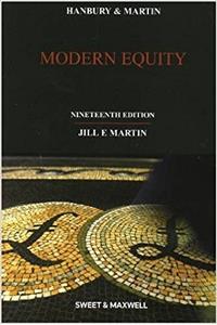 Hanbury & Martin : Modern Equity, 19/Ed