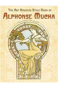 Art Nouveau Style Book of Alphonse Mucha