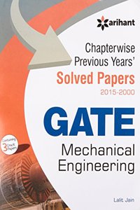 Chapterwise Previous Years' Solved Papers (2015-2000) Gate Mechanical Engineering