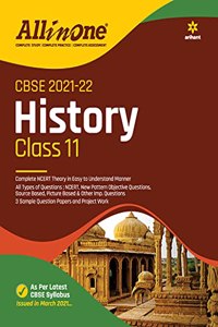 CBSE All In One History Class 11 for 2022 Exam (Updated edition for Term 1 and 2)