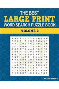 Best Large Print Word Search Puzzle Book, Volume 2