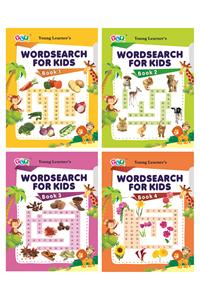 WORDSEARCH FOR KIDS (Set of 4 Titles)