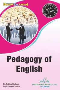 Pedagogy of English RMPSSU Aligarh b.ed third semester english book by thakur publication