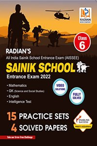 Sainik School Practice Sets Class 6 with Solved Papers for Entrance Exam 2022 from the House of RS Aggarwal (English Medium)