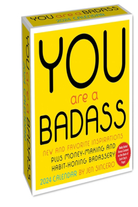 You Are a Badass 2024 Day-To-Day Calendar