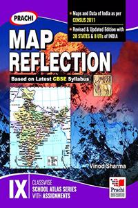 Prachi Map Reflection For Class 9 (Revised Edition 2019)