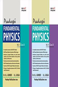 Pradeep's Fundamental Physics for Class 11 (Set of 2 Vol.) Examination 2020-2021