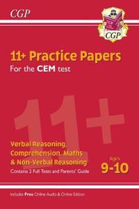 11+ CEM Practice Papers - Ages 9-10 (with Parents' Guide & Online Edition)