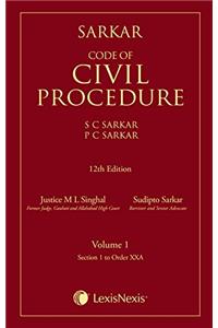 Sarkar Code of Civil Procedure (Set of 2 Volumes)