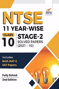 NTSE 11 Year-wise Class 10 Stage 2 Solved Papers (2021 - 10)