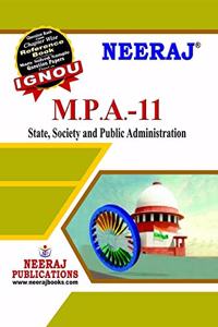 Neeraj Publication IGNOU MPA-11 - State Society and Public Administration (English Medium) [Paperback] Publication IGNOU Help Book with Solved Previous Years Question Papers and Important Exam Notes neerajignoubooks.com