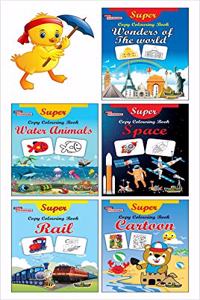 Super Copy Colouring Book 1 (Set of 5 Books)