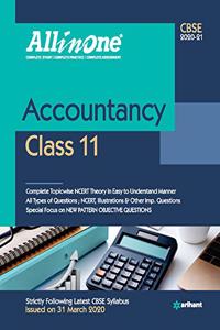 CBSE All In One Accountancy Class 11 for 2021 Exam