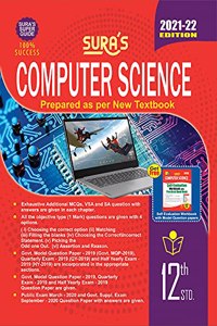 SURA'S 12th STD Computer Science Guide (ENGLISH MEDIUM) 2021-22 Edition - based on Samacheer Kalvi Textbook 2021