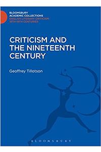 Criticism and the Nineteenth Century