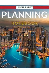 Planning Notebook - Large Print