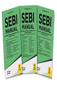 Taxmann's SEBI Manual (Set of 3 Vols.) - Compendium of Amended, Updated & Annotated text of Acts/Rules/Regulations/Circulars/Master Circulars, etc. on SEBI & Securities Laws