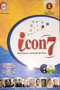 Icon7 Class 8 Based on Windows 7 with MS Office 2007 Version