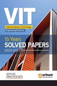 Arihant 16 Years Solved Papers 2023-2007 for VIT Engineering 2024